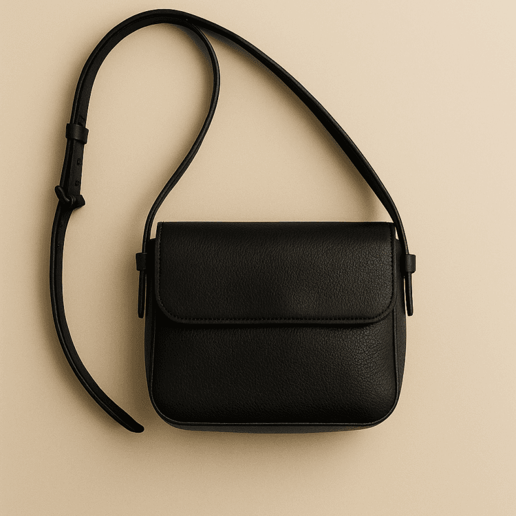 Minimalist Leather Crossbody Bag