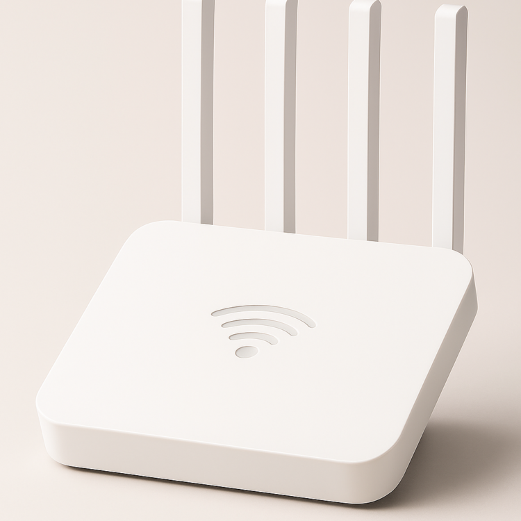 Smart Wi-Fi Router with Quad Antenna